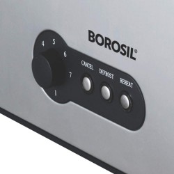 Borosil BTO1500SS22 4-Slice Pop Up Toaster
