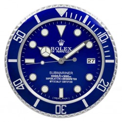 Rolex Wall clock Submariner Blue Dial