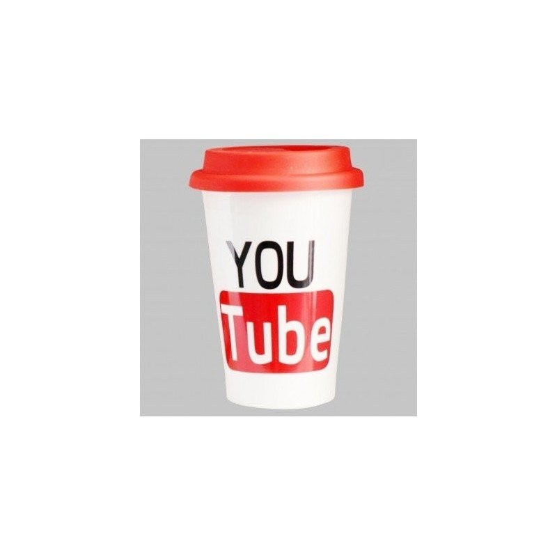 YouTube Social Media Plastic Coffee Mug