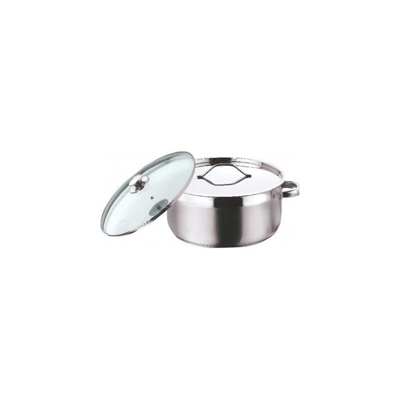 Vinod Stainless Steel Two Tone Saucepot with SS Lid No Glass Lid 18 cm 2.3 Ltr Induction Friendly