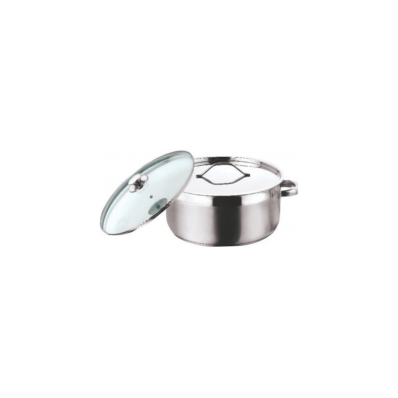 Vinod Stainless Steel Two Tone Saucepot with SS Lid No Glass Lid 22 cm 4 Ltr Induction Friendly