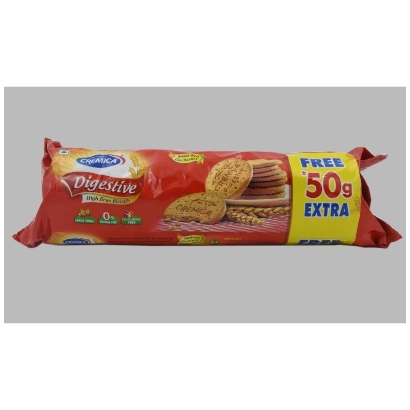 Cremica Cookies Digestive 200 gm 150+50 gm pack of 6