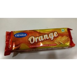 Cremica Orange Flavoured Sandwich Biscuit 75 gm pack of 10