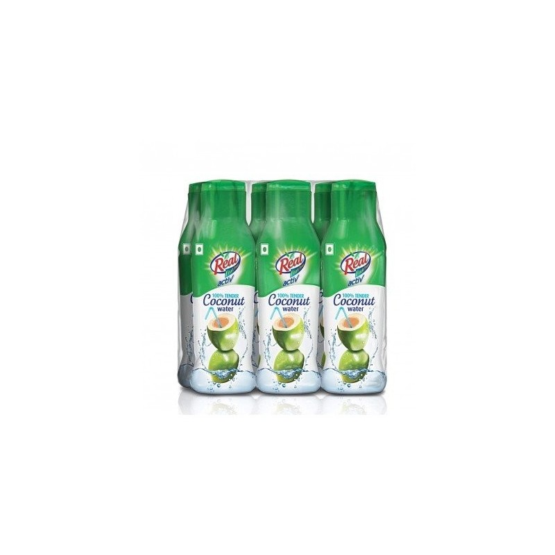 Real Active 100% Tender Coconut Water 200 Ml Pack Of 6