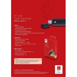 iBall Bluetooth USB Audio Transmitter BT TX Bluetooth  (Black)