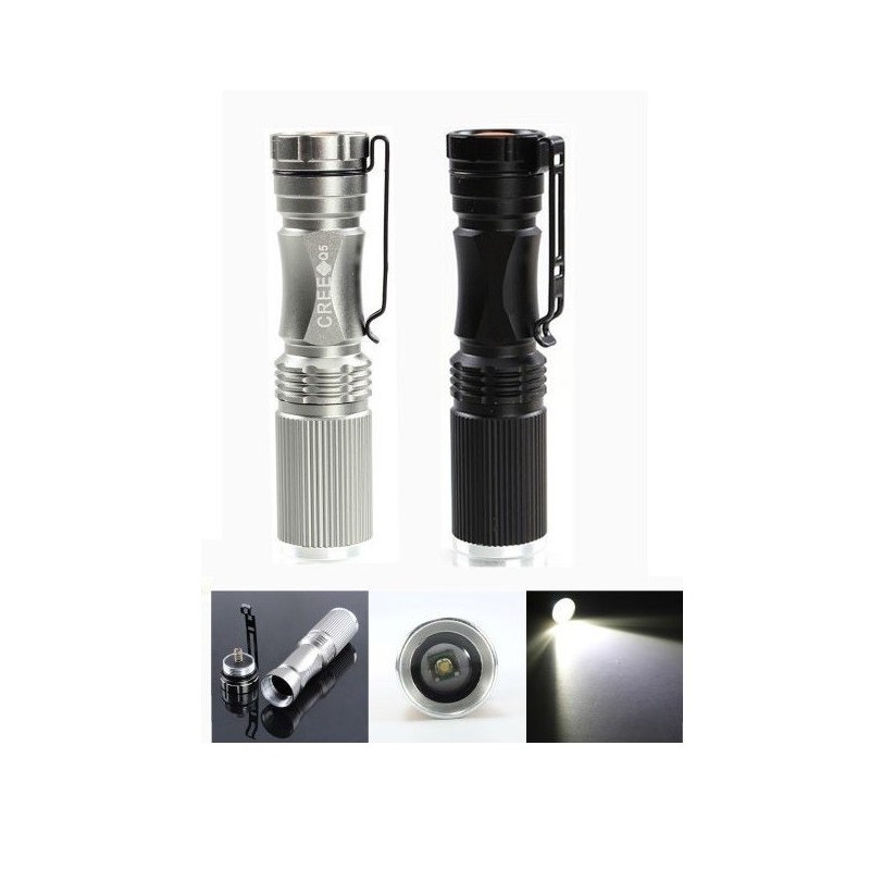 Meco XPE-Q5 600 Lumen 7W Zoomable LED Flashlight For 1xAA 1.2V 