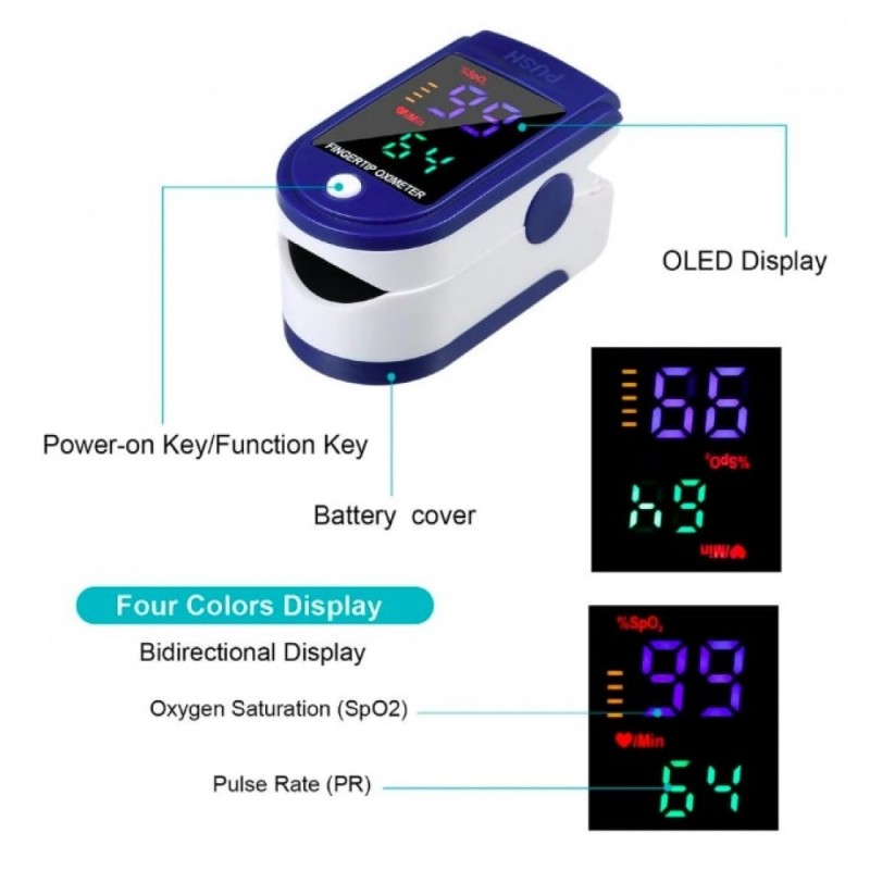 Heart Rate Finger Pulse Oximeter Digital Finger Pulse Oximeter With