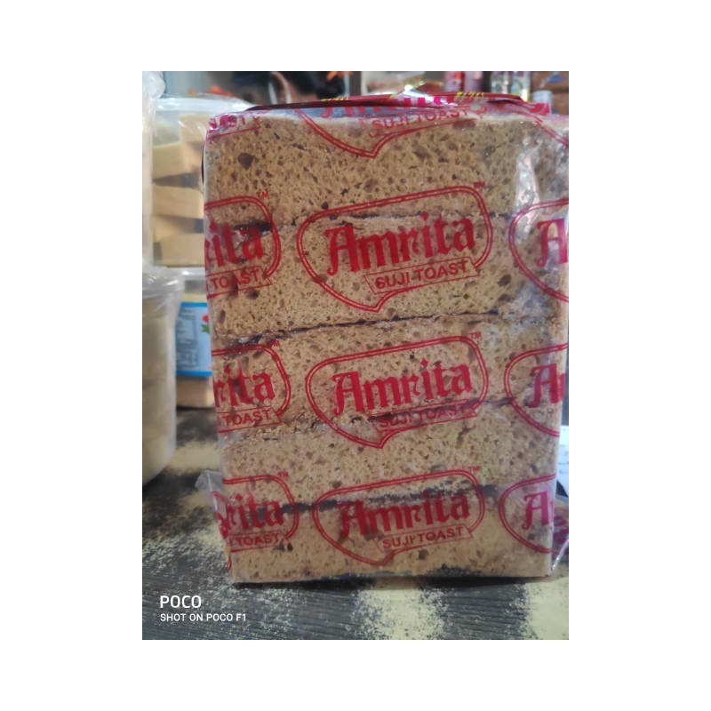 Amrita Suji Toast Rusk Pack of 1 500 gm PACK OF 2