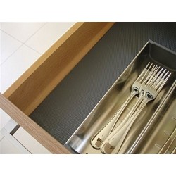 Shuangyou PVC Multipurpose Strong Anti-Slip EVA Mat for  Kitchen Drawer Shelf Liner 45x300 cm Grey Color