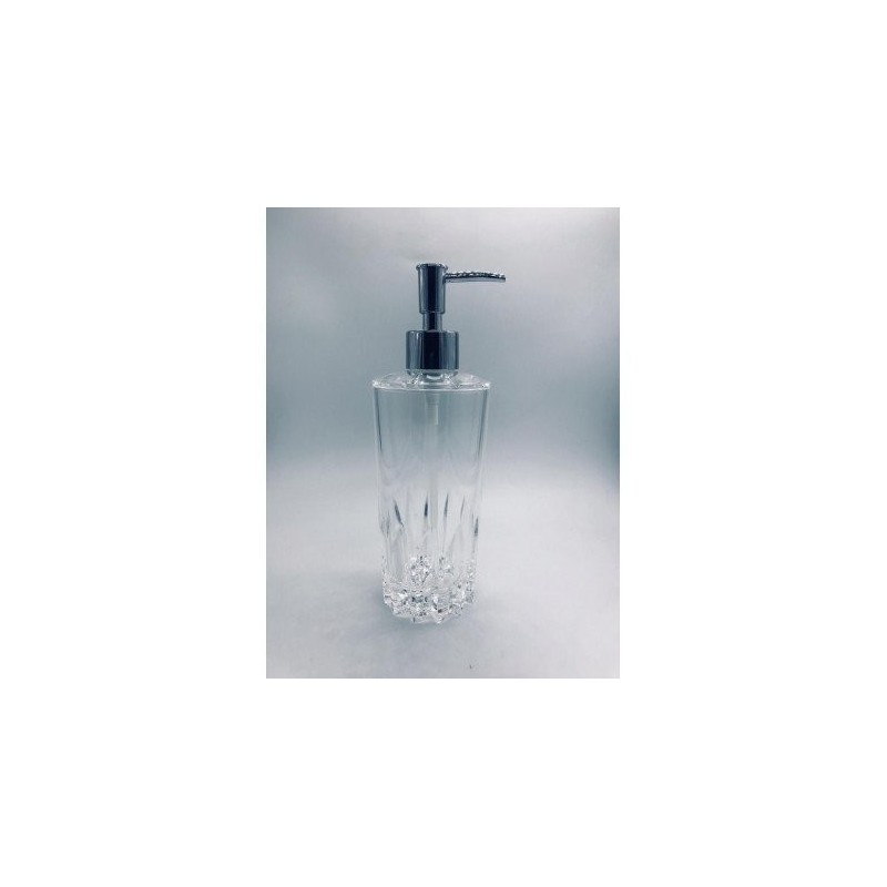 Dinewell Eden Acrylic Diamond Shape Soap Dispenser Shower Lotion Gel Conditioner Liquid Shampoo Pump