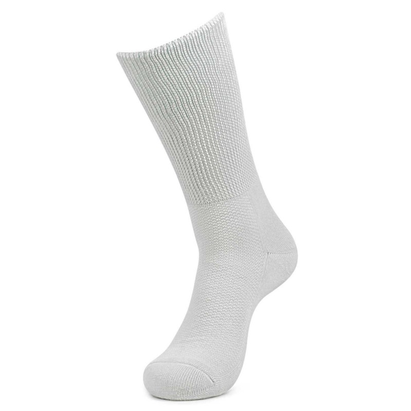 Bonjour Men's Diabetic Socks Light Grey
