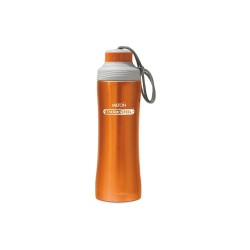Milton Fab 500 Stainless Steel Sporty Water Bottle, 480ml/74mm, Orange
