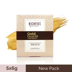 Richfeel Gold Facial Kit ( Mini) - Pack Of  2