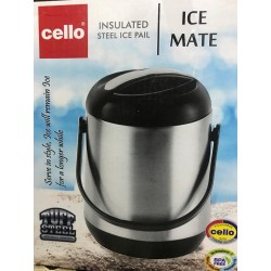 Cello Mate Steel Ice Bucket In Steel