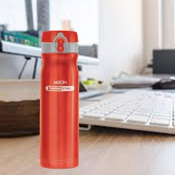 Milton Grace 350 Stainless Steel Water Bottle, 350ml/73mm, Red