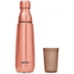 Milton Vertex 1000 Water Bottle Tumbler 1000 Ml Flask Copper Steel 1000 Ml Flask Copper Steel