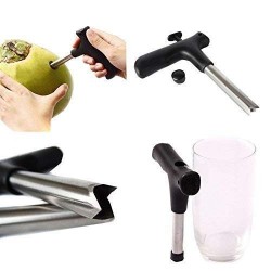 VANCRI KITCHENWARE ARTICLES TICLES Stainless Steel Young Water Punch Tap Drill Straw Hole Open Coconut Tool Opener