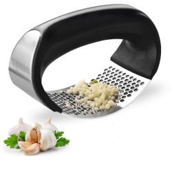 Garlic Press Rocker Premium Garlic Press Stainless Steel Easy Operate and Clean Kitchen Gadget