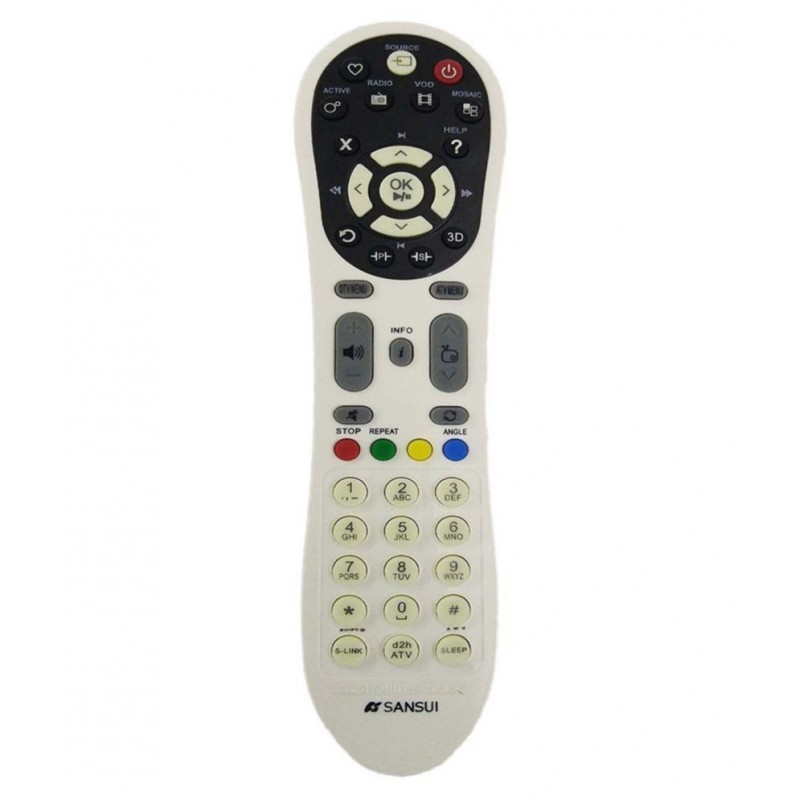 Sansui LED LCD With D2H In-Built LED LCD TV Remote Compatible with Sansui LED LCD With D2H