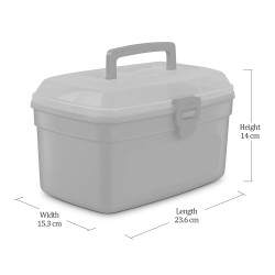 Milton Vanity Multipurpose Storage Box Purple