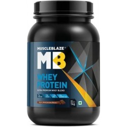 Muscleblaze 100% Ultra Premium Whey Protein 1 Kg Rich Milk Chocolate