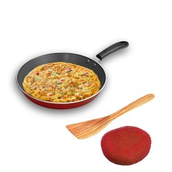Sunblaze Induction Base Non-Stick Aluminum Fry Pan/Frying Pan/Pasta Pan Red 260mm