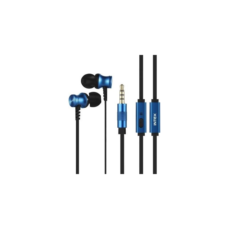 Intex Thunder 110 Wired Headset Midnight Blue In the Ear