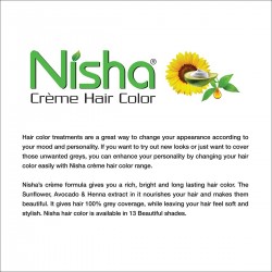 Nisha Cream Hair Color 120 Ml/each With Rich Bright Long Lasting Shine Hair Color No Ammonia Cream Natural Black 1.0 Pack Of 3