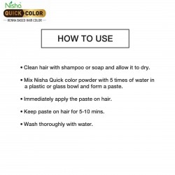 Nisha Natural Black Henna Hair Color 5 Minutes Quick Henna Based Hair Color 3 Packs Black Hair Dye For Men And Women